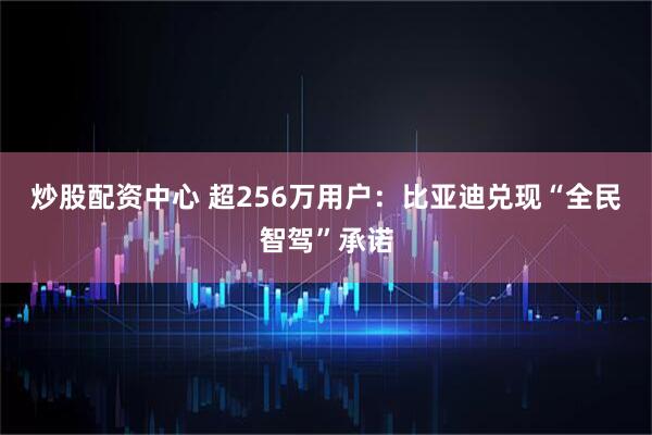 炒股配资中心 超256万用户：比亚迪兑现“全民智驾”承诺